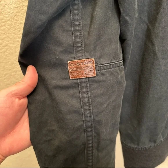 G-Star Dark Blue Military Jacket size large
